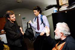 Artship Ensemble behind the scenes in Prague